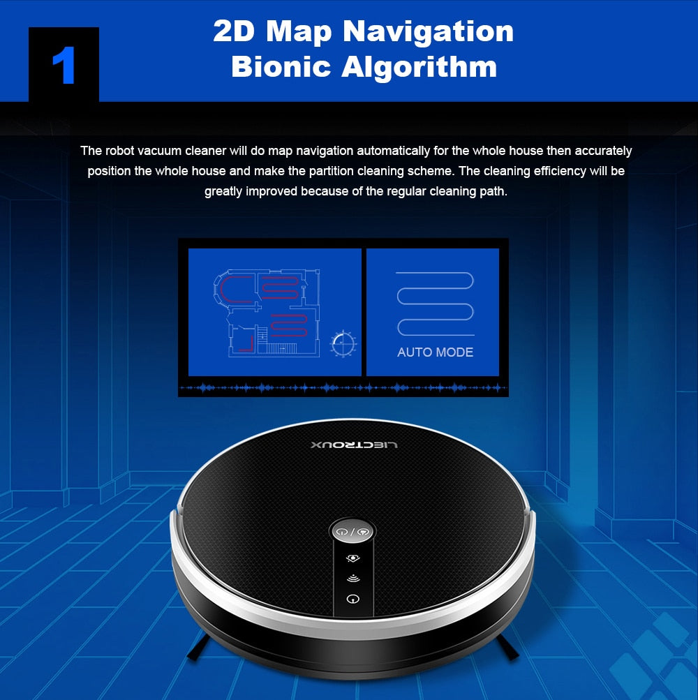 Laser Navigation Robot Vacuum Cleaner